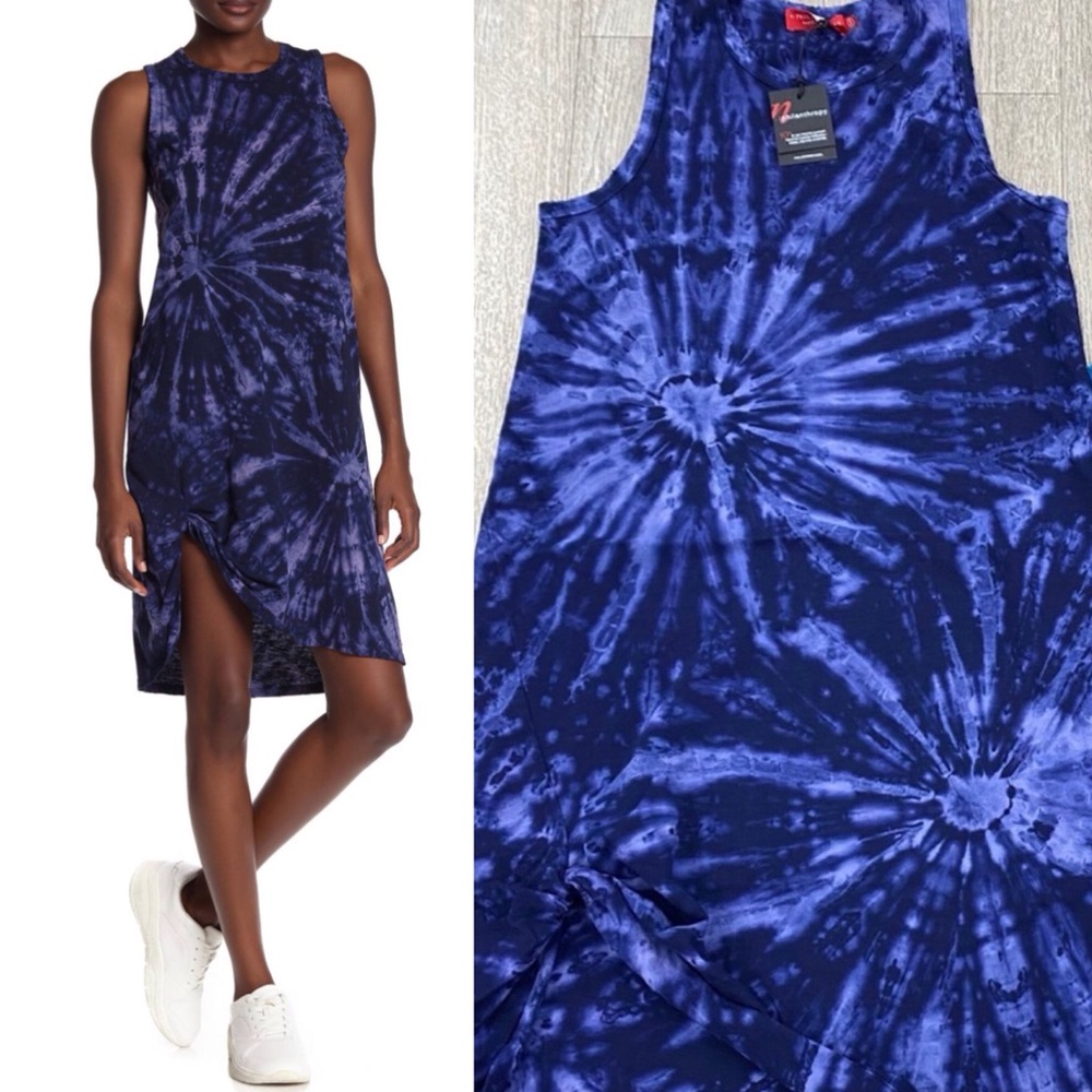 n:Philanthropy Lori Tie Dye Dress Women Color Blue Size S